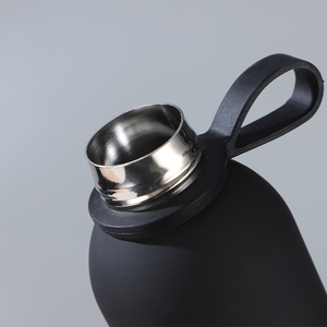 Термос из нержавеющей стали на 500 мл (16 унций) с вакуумной изоляцией, без бисфенола А, герметичный, с резиновой ручкой, портативный дизайн, спортивный подарок - Product Image 4