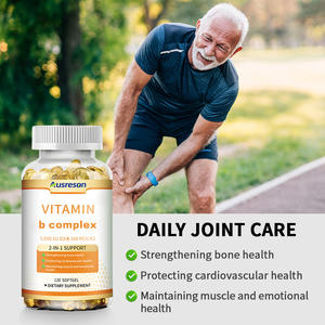 Suplementos de <span class=keywords><strong>Complejo</strong></span> Vitamínico VitaSpring OEM, Vitamina B6, Vitamina B12, <span class=keywords><strong>Complejo</strong></span> de Vitamina <span class=keywords><strong>B</strong></span> Compuesto en Cápsulas Blandas - Product Image 2