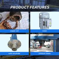 Presse hydraulique électrique compacte QDLSF pour le démontage du cuivre et de l'aluminium des moteurs usagés, broyeur pour station de recyclage, OEM/ODM