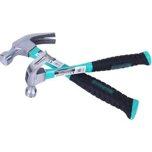 Marteau à griffes professionnel avec poignée en fibre de verre, 0,5 kg, 340 mm, lot de 6, essentiel pour la boîte à outils - Product Image 1