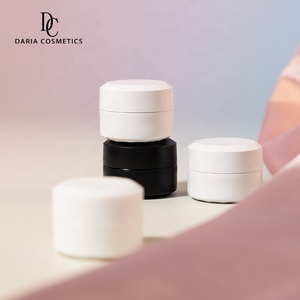 Tarro de plástico popular 2G blanco y azul para cosméticos, <span class=keywords><strong>serie</strong></span> de tarros de crema con tapa de plástico y aluminio para envasado - Product Image 5