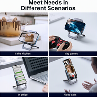 Support de téléphone réglable en alliage d'aluminium, pliable et portable pour smartphones et consoles de jeu, vente en gros OEM