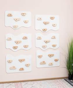 Juego de pared de escalada de madera Montessori para interiores, escalera mecánica sueca para niños, para dormitorio, sala de juegos, aula para interiores - Product Image 2