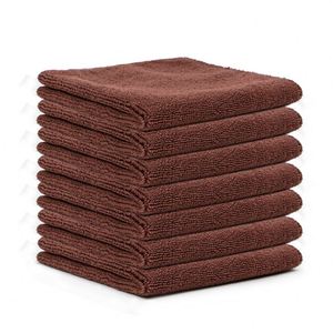 Ensembles de serviettes en microfibre pour salle de bain et cuisine, jetables, séchage rapide, tricotées, écologiques, motif écossais, usage domestique - Product Image 6
