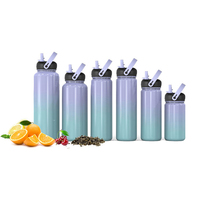 Bouteille d'eau isotherme en acier inoxydable avec infuseur à fruits 18oz/25oz, revêtement thermique en cuivre de qualité alimentaire 304