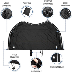 MESOROCK stockage extérieur ou transport voyage étanche robuste Oxford Ripstop matériaux <span class=keywords><strong>porte</strong></span>-vélo couverture - Product Image 5