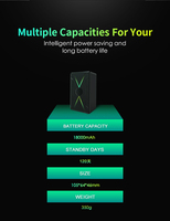 Longue autonomie 24000 mAh, dispositif de suivi GPS magnétique portable micro 4G pour véhicule avec plateforme de suivi gratuite