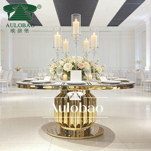 Muebles para catering de bodas, mesas y sillas de acero inoxidable al por mayor para bodas - Product Image 2