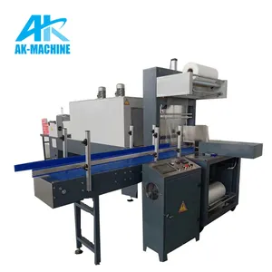 Shrink film paketleme makinesi AK-150A bira şişesi küçültme sarma makinesi ısı Shrink paketleme makinesi