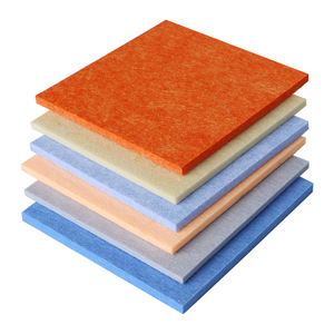 Panneau acoustique moderne en fibre de polyester à motif personnalisé, 9-24 mm, 1400-4000 g/m², écologique, insonorisant pour hôtel et bureau - Product Image 1
