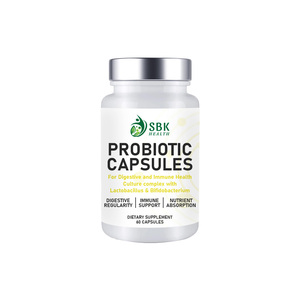 Cápsulas Prebióticas de Marca Privada, Mezcla Probiótica para la Salud Digestiva e Inmunológica, Complejo de Cultivos Lactobacillus Bifidobacterium - Product Image 1
