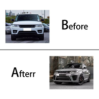 Les usines chinoises fabriquent des kits de carrosserie extérieure de voiture pour RANGE ROVER SPORT 2014-2017 mise à niveau vers le style 2018 SVR