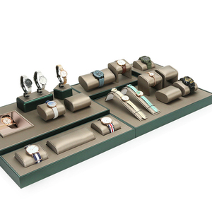 แท่นวางนาฬิกาหนังสุดหรู CHEN LU พร้อมถาดเก็บของ ที่วางนาฬิกาแบบปรับแต่งได้ - Product Image 4