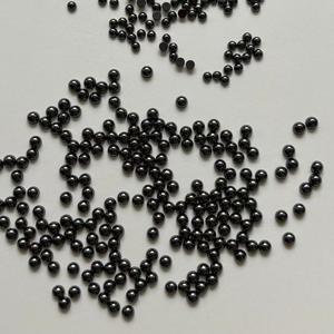 Hematite synthétique <span class=keywords><strong>noire</strong></span>, taille brillant ronde, 3mm 4mm, cabochon calibré, haute qualité, <span class=keywords><strong>pierre</strong></span> à dos plat en vrac pour la fabrication de bijoux - Product Image 5