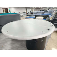 Couverture de spa extérieur personnalisée, couverture de baignoire chaude, forme ronde, couvercle durable, anti-UV, pliable, en PVC gonflable pour spa