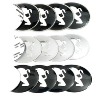Autocollants d'emblème de logo pour enjoliveurs de jantes 56mm 65mm pour Peugeot 107 108 206 207 307 308 408 508 2008 3008