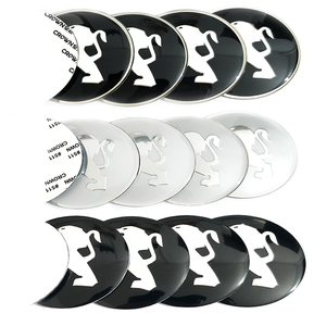 Copricerchi da 56mm 65mm per auto, adesivi <span class=keywords><strong>logo</strong></span> per coprimozzo, emblema distintivo per <span class=keywords><strong>Peugeot</strong></span> 107 108 206 207 307 308 408 508 2008 3008 - Product Image 1