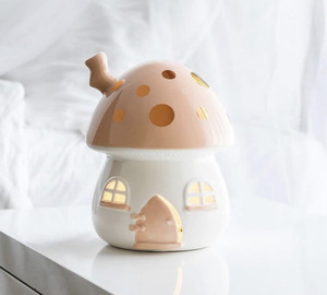 Lampada Notturna a Forma di Fungo in Porcellana Fatta a Mano, Decorazione per la <span class=keywords><strong>Casa</strong></span> <span class=keywords><strong>e</strong></span> <span class=keywords><strong>Regalo</strong></span> per le Festività - Product Image 5