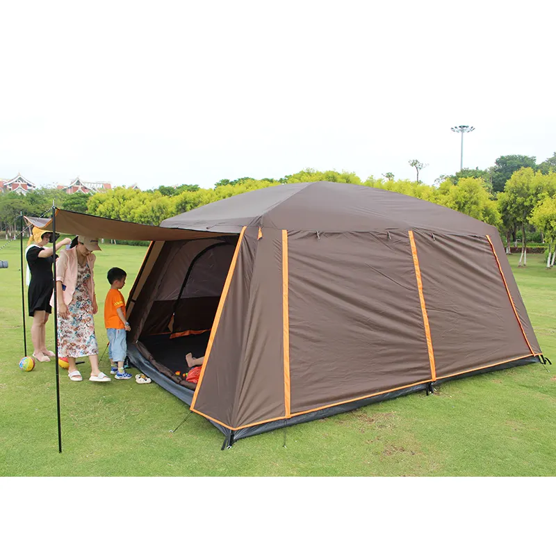 ShiZhong big tent outdoor camping tent 3 person waterproof sleeping off ground camping tent for camper