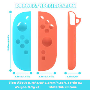 Công tắc 2 tay cầm nắp silicon switch2 tay cầm bên trái và bên phải nắp bảo vệ Nắp cao su mềm - Product Image 6