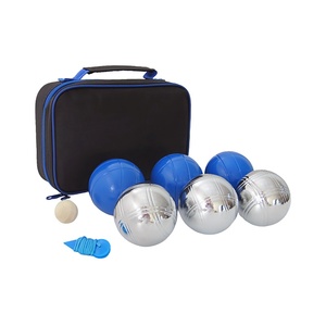 ZQURE Juego <span class=keywords><strong>de</strong></span> <span class=keywords><strong>Petanca</strong></span> <span class=keywords><strong>de</strong></span> Acero <span class=keywords><strong>de</strong></span> 6 <span class=keywords><strong>Bolas</strong></span> <span class=keywords><strong>de</strong></span> Colores Personalizados para Todas las Estaciones con Logotipo Personalizado - Product Image 2