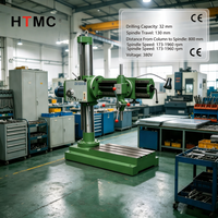 Machine à percer radiale de haute précision HTMC Z3132DX8, diamètre de perçage maximal de 32 mm, multi-tension (220V/380V/110V), certifiée CE