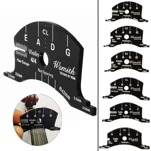 ไม้บรรทัดวัดไวโอลินแบบบริดจ์เครื่องมือทำเปียโนสีดำ - Product Image 5