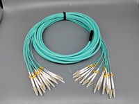 Kabel Patch Multi Fiber 48 Core SC/APC ke SC/UPC mode tunggal optik rakitan kabel Breakout bagasi prabayar