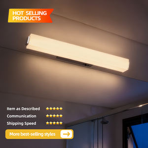 Lampes miroir modernes NewThingLine, applique murale LED, 60 cm, verre opale, finition polie, 4000 K, CRI90, garantie 3 ans, utilisation hôtelière, IP44 - Product Image 2