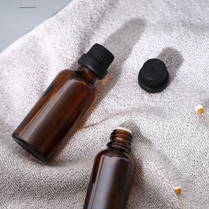 1oz 30ml Round Amber <b>Bottle</b> Essential Oil Glass <b>Bottle</b> with <b>Dropper</b> - Product Image 3