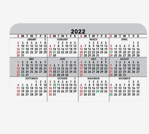 Tarjetas de Calendario Horizontal Personalizadas 2027 para Regalo, Promocionales, con Logotipo Personalizado, al por Mayor, Premium, para Escritorio de Oficina - Product Image 4