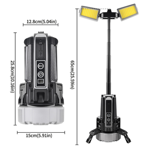 Multifunctional searchlight with telescopic pole outdoor portable <b>light</b> strong <b>light</b> work <b>light</b> - Product Image 3
