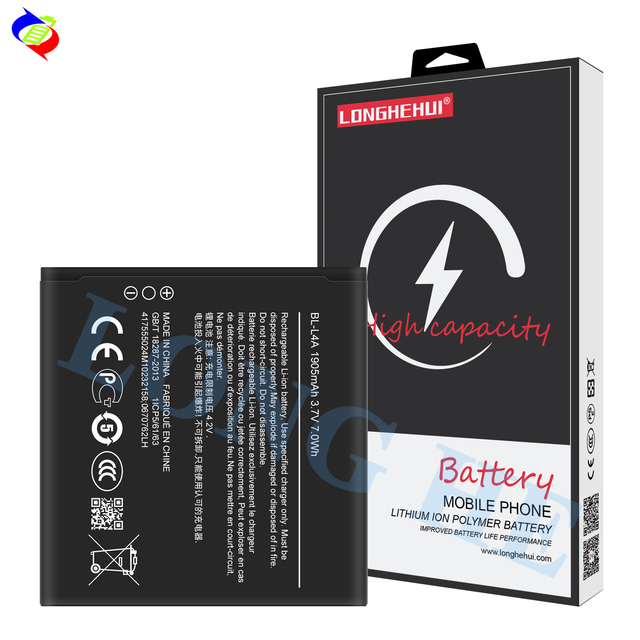 1905mAh BL-L4A Battery for Nokia Lumia 535 RM-1090 RM-1089 Dual 830 RM-984 Rechargeable Batteries
