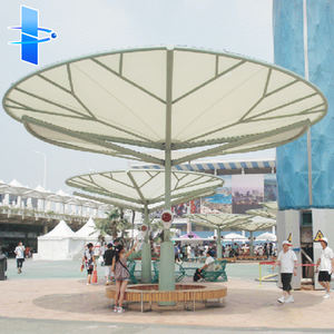 Auvent en Acier Moderne Couleur Personnalisée avec Revêtement PVDF Écologique Anti-Corrosion Installation Facile pour <span class=keywords><strong>Parcs</strong></span>, Centres Sportifs, Appartements - Product Image 2