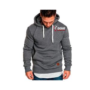Venta al por mayor de tallas grandes Sudadera con capucha transpirable con cremallera completa Logotipo de impresión personalizada Gimnasio Fitness Hombres Sudaderas con capucha y sudaderas con cordones - Product Image 4
