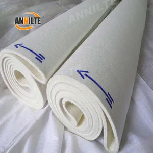 Annilte Needle Punched Heat Transfer Printing Felt Nomex Felt Conveyor Belt For Sublimation Transfer Printing Calendar