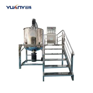 1000L Flat SS Paddle 316 Molasses Shampoo Sugar Syrup Homogenizer Mixing Tank