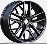 Jante en alliage pour voiture de tourisme Vorgin New Cheep Polished Black 19x8.0 pouces pour BMW X1 F48 X2 F39 1 F40 2 Gran Tourer BMW 3 4 5 7