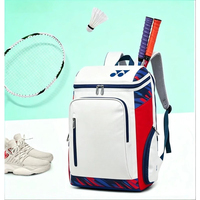 Sac à dos de badminton et de tennis imperméable grande capacité en PU, marque XY, avec compartiment à chaussures séparé, idéal pour la course à pied – Offre spéciale prix usine