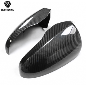 M5 F10 copri specchio in carbonio a secco per BMW F06 F12 F13 M6 in fibra di carbonio reale Shell specchio per sostituire 2010 2017 porta specchio involucro - Product Image 5
