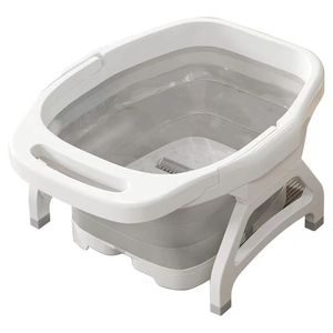 Baño Bañera Arandela de pies de viaje Cubo plegable Bañera de remojo Spa Pedicura en casa - Product Image 2