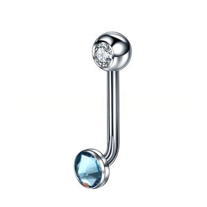 G23Titanium Vertical Clitoral Hood (VCH) Sexy Body <span class=keywords><strong>Piercing</strong></span> Jewelry avec Opal Stone <span class=keywords><strong>Christina</strong></span> Piercings pour Femmes Hommes - Product Image 5