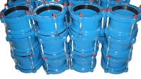 Raccord flexible universel en fonte ductile à bride pour tuyaux, modèle DN65-DN2000