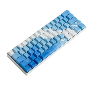 Bàn phím đầy màu sắc bán chạy hỗ trợ tùy chỉnh phím Ba chế độ và tách Cáp bàn phím cơ chơi game không dây - Product Image 1