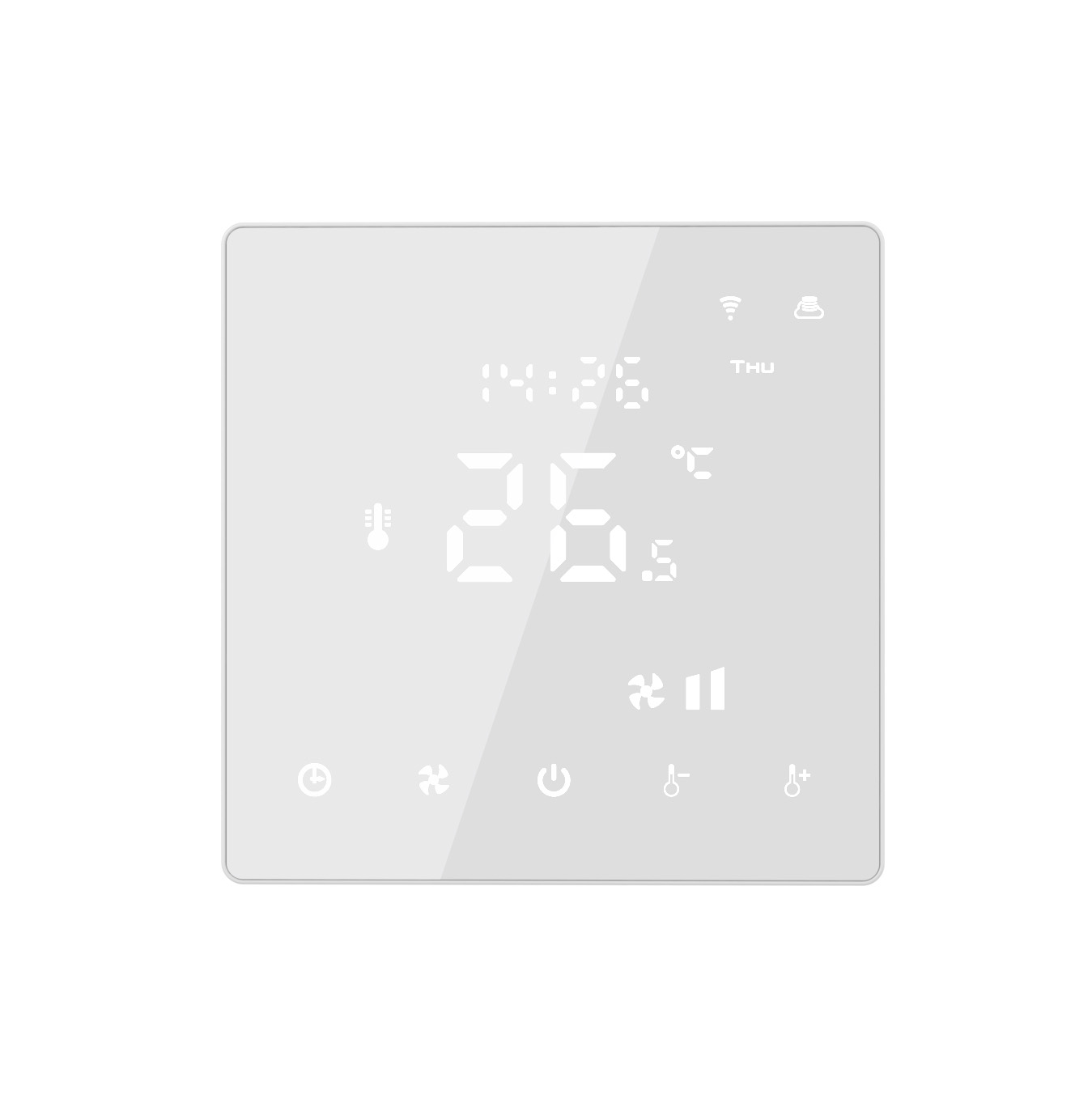 Termostato de sistemas otel 485 Modbus, Unidad de bobina de ventilador, controlador de temperatura de habitación para aire acondicionado