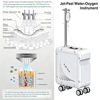 Appareil de pulvérisation d'oxygène aquatique Jet Peel, instrument facial non invasif pour l'élimination des peaux mortes et la revitalisation cutanée, équipement de salon