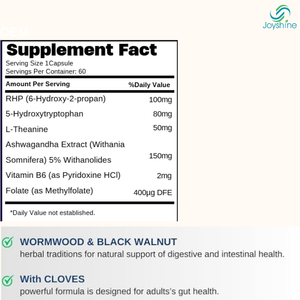 Capsules d'armoise, <span class=keywords><strong>de</strong></span> noix noire et <span class=keywords><strong>de</strong></span> <span class=keywords><strong>clou</strong></span> <span class=keywords><strong>de</strong></span> <span class=keywords><strong>girofle</strong></span> - Nettoyage, détoxification, formule <span class=keywords><strong>de</strong></span> protection intestinale, complément alimentaire <span class=keywords><strong>pour</strong></span> les humains, 60 capsules - Product Image 2