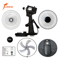 Ventilateur de table domestique oscillant électrique 16 pouces à 5 pales, 3 vitesses, mécanique, silencieux, base stable, facile à utiliser, sécurité renforcée