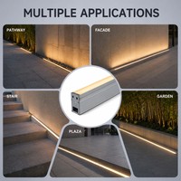 Lampu Lantai LED Linear Tersembunyi dengan Pilihan Daya Multi untuk Proyek Lanskap Bangunan Luar Ruangan