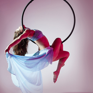 Aro de Yoga aéreo de Lyra, de alta calidad, de acero inoxidable, 80cm-95cm, para hacer ejercicio - Product Image 6